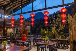 Restoran ili drugo mesto za obedovanje u objektu Sebayu Retreat Gopeng