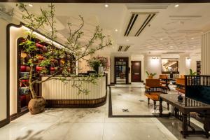 Χώρος καθιστικού στο Hanoi Tirant Hotel