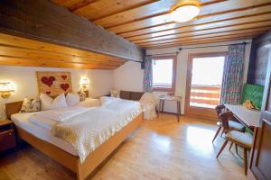 Postel nebo postele na pokoji v ubytování Chalet Sonne Vandans