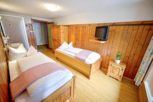 Postel nebo postele na pokoji v ubytování Chalet Sonne Vandans