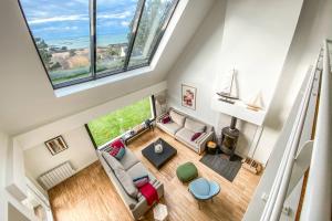 Posedenie v ubytovaní Superbe villa VUE SUR MER, 11 personnes à TREBEURDEN REF-669