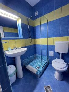 Koupelna v ubytování Hotel Callatis