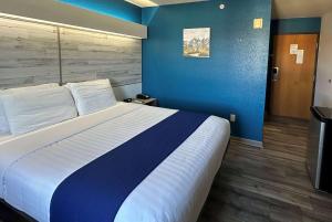 Een bed of bedden in een kamer bij Microtel Inn & Suites Tomah