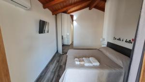 Televiisor ja/või meelelahutuskeskus majutusasutuses B&B Il Paradiso