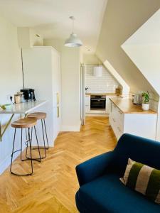 Istumisnurk majutusasutuses Beautiful One Bed Apartment in West End Folkestone