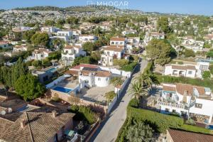 an aerial view of a town with houses at CASA LA MOTUCA - Calpe COSTA BLANCA in Calpe