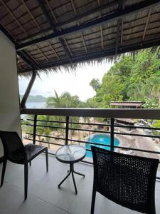Balkón nebo terasa v ubytování Bugana Beach and Dive Resort