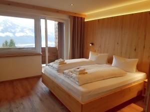 Katil atau katil-katil dalam bilik di Aparthotel Hohe Brücke