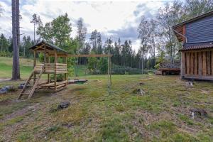 Zahrada ubytování Elupuu forest cabin with sauna