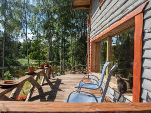 Zahrada ubytování Elupuu forest cabin with sauna