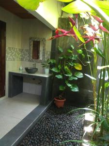 Zahrada ubytování Tamiu Guesthouse at Desa Wisata Keramas Near Keramas Surf Beach