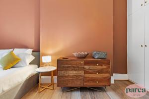 伦敦Parea Living - South Kensington, Elegant 1-Bedroom Flat, WFH Desk的相册照片