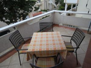Balkón nebo terasa v ubytování Apartments INES