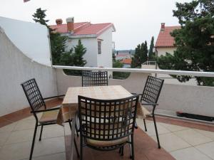 Balkón nebo terasa v ubytování Apartments INES