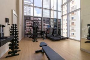 The fitness centre and/or fitness facilities at Moderno Studio - Coração de Pinheiros (PI0516)