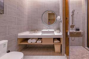 Koupelna v ubytování Atour Hotel Huizhou Zhongkai Tianyi