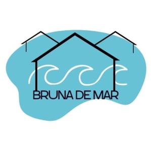 a logo for a plumbing company with water at Bruna de Mar in Mar de Ajó
