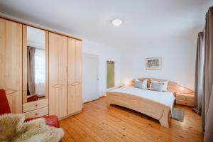 Postel nebo postele na pokoji v ubytování Ferienhaus Classic