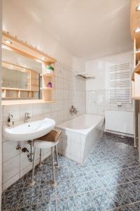 Koupelna v ubytování Ferienhaus Classic