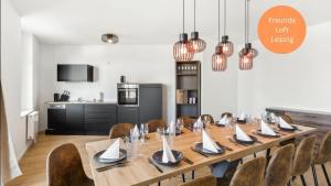 Kuchyň nebo kuchyňský kout v ubytování Loft für 10 Freunde + 10 fotografií