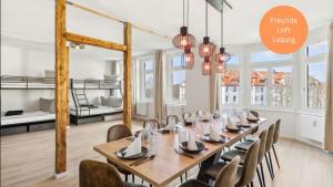 Kuchyň nebo kuchyňský kout v ubytování Loft für 10 Freunde