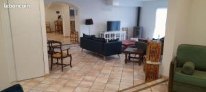 Χώρος καθιστικού στο Chambres d'Hôtes, Domaine Les Peupliers, Lagnes