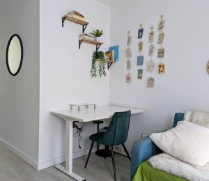 Ein Bett oder Betten in einem Zimmer der Unterkunft Oasis Apartment in the Heart of Union Square Downtown Manhattan