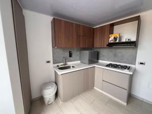 Dapur atau dapur kecil di COCOA APARTMENTS