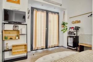 Kuchyň nebo kuchyňský kout v ubytování MINI LOFT CAPOCCI - Rione Monti