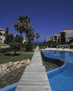 ハニア・タウンにあるVilla Elias & Casseiopiaの木道