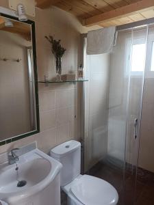 Koupelna v ubytování Finca del Abu