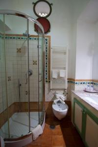 Koupelna v ubytování Villa La Zagara