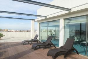 Uma varanda ou terraço em Hotel Torre Mar