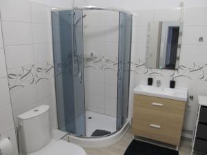 Koupelna v ubytování Appartment Ipsum