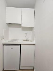 Kuchyň nebo kuchyňský kout v ubytování MiniMaison