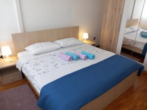 Postel nebo postele na pokoji v ubytování Apartment Mystic