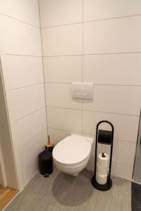 Een badkamer bij Helsesenterveien 7N