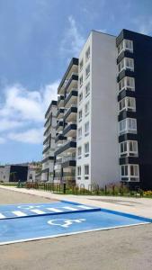 Bygningen som lejligheden ligger i