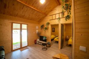 Телевизор и/или развлекательный центр в Chalet d'Aroeira +5 фотографий