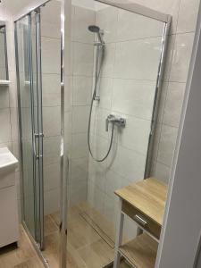 Een badkamer bij Apartament Koszary