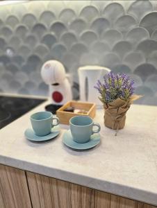 Lounge garden sea relax的咖啡和沏茶工具