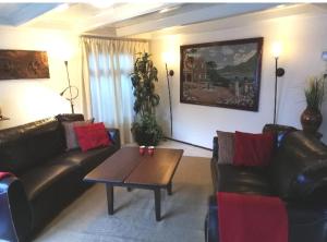 Posezení v ubytování Oase rust en privacy op de Veluwe voor 4 personen