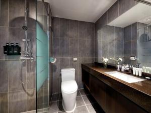 Koupelna v ubytování Hotel K-Tree Pyeongtaek