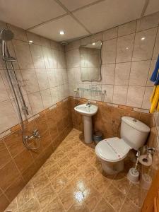 Koupelna v ubytování Guest rooms Colorit + 37 fotografií