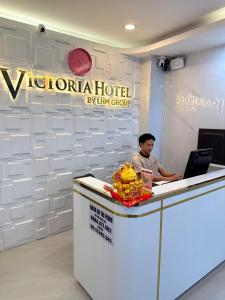 Lobby alebo recepcia v ubytovaní Hotel Victoria