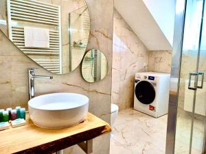 Paseky Apartments Resort tesisinde bir banyo