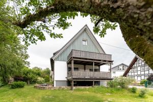 Zahrada ubytování Ferienwohnung Haus An der Lenne