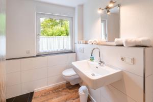 Koupelna v ubytování Ferienwohnung Haus An der Lenne