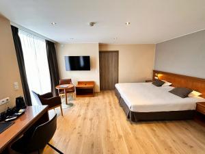 TV a/nebo společenská místnost v ubytování Hotel Melba