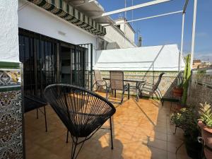 Balkón alebo terasa v ubytovaní Apartamento Algafequi con terraza privada